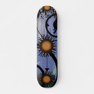 Skateboard Sol abstracto