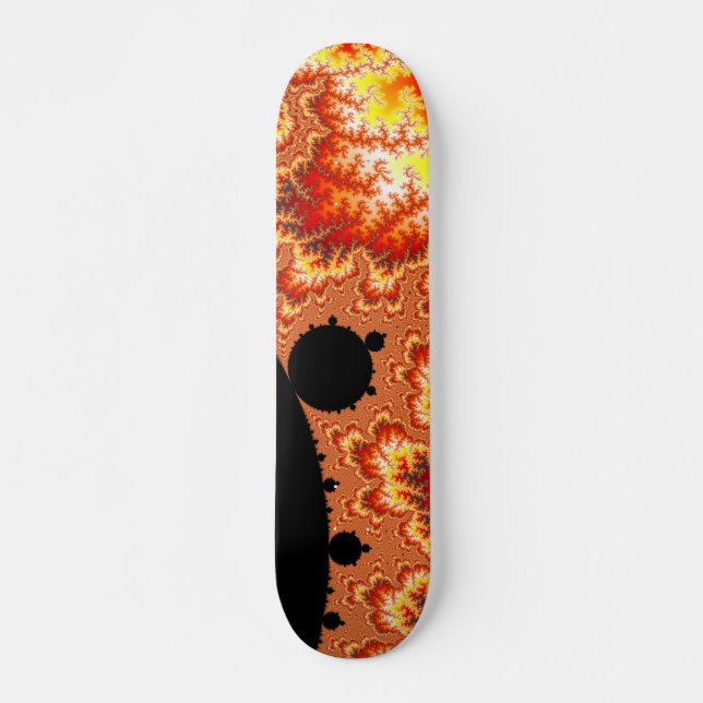 Skateboard Sol inflamante - Fractal (Anverso )