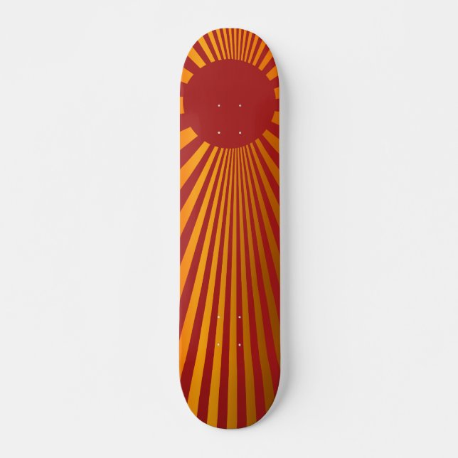 Skateboard Sol naciente (Anverso )