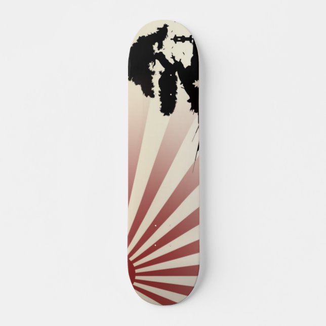 Skateboard Sol naciente (Anverso )