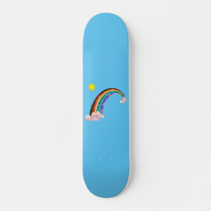 Skateboard Sol y arco iris 2