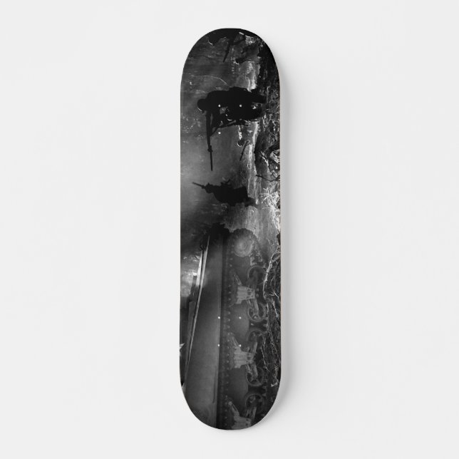 Skateboard Soldados en Bougainville (Solomon Island) 1944 (Anverso )