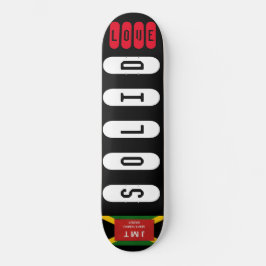 Skateboard SOLID LOVE JMT 8 Placa de patinaje de 1/4"