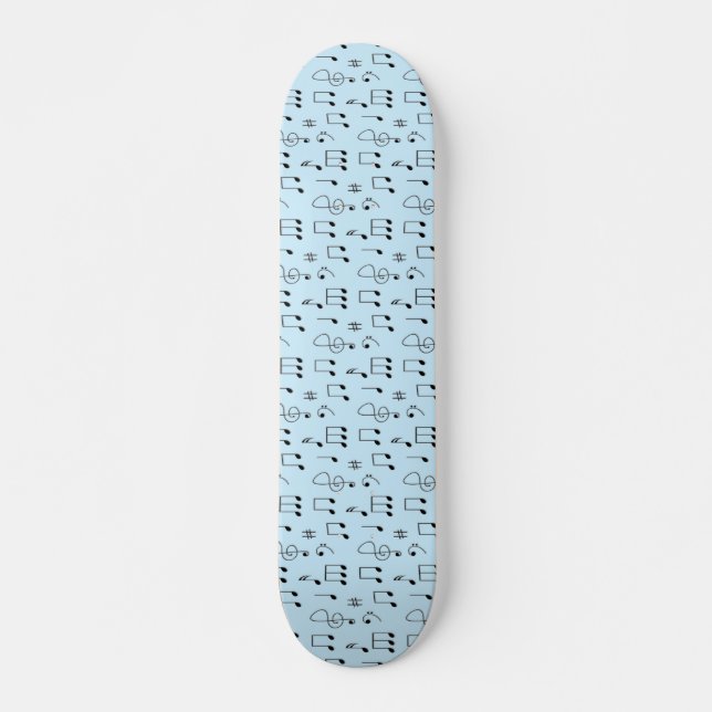 Skateboard Solo notado azul (Anverso )