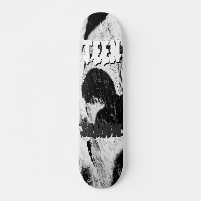 Skateboard sombra de adolescente (Anverso )