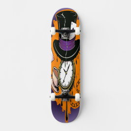 Skateboard Sombrerero Loco de Tiempo Roto