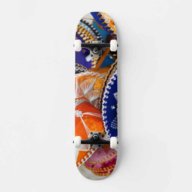 Skateboard sombrero mexicano (Anverso)