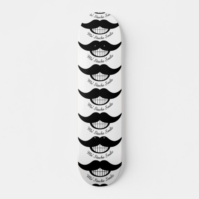 Skateboard Sonrisa de bigote (Anverso )