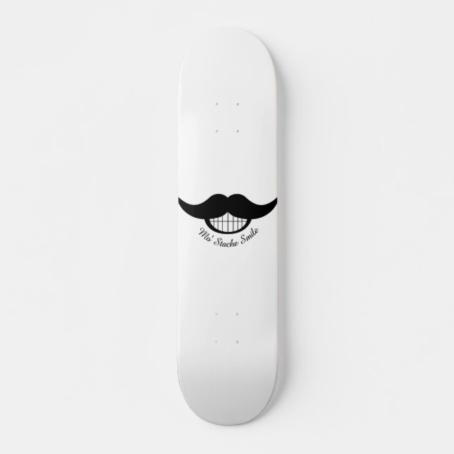 Skateboard Sonrisa de bigote (Anverso )
