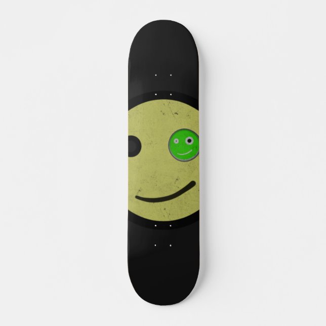 Skateboard Sonrisa de los amigos del graffiti (Anverso )