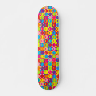 Skateboard Sonrisas pop multicolor