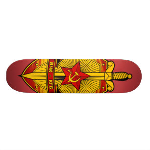 Skateboard Soviet/ruso/URSS de la insignia de KGB