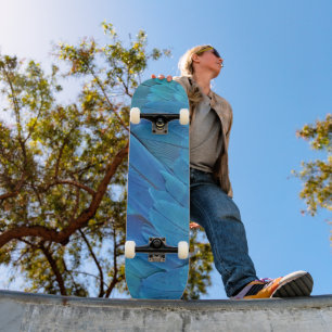 Skateboard Soy azul - plumas de Macaw