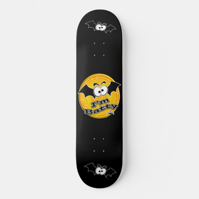 Skateboard Soy Batty Crazy Eyes (Anverso)