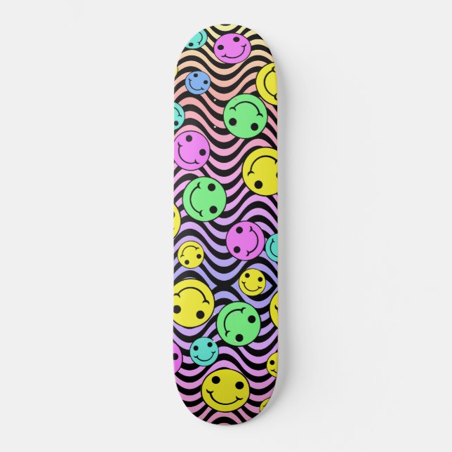 Skateboard Soy feliz por dentro (Anverso)