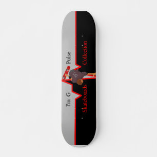 Skateboard Soy la colección de pulsos de los tableros de pati