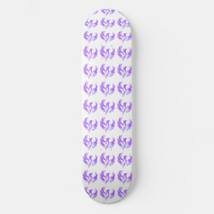 Skateboard Soy Pájaro de Fuego de Llama Violeta - Femenino Sa
