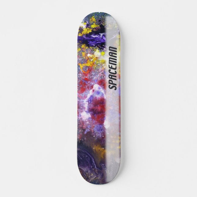 Skateboard Spaceman Longboard (Anverso )