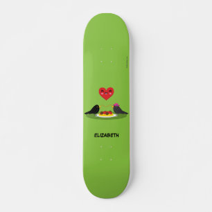 Skateboard Spaghetti Meatball Romantic Date   Añadir su nombr