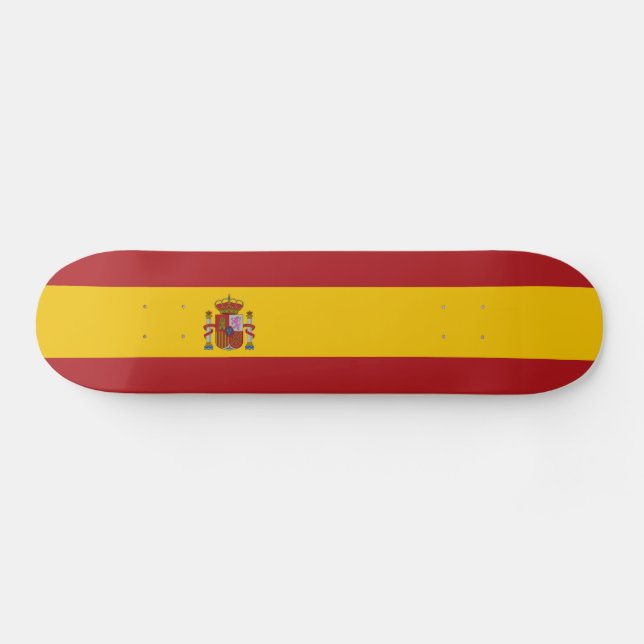 Skateboard Spain Flag (Horz)