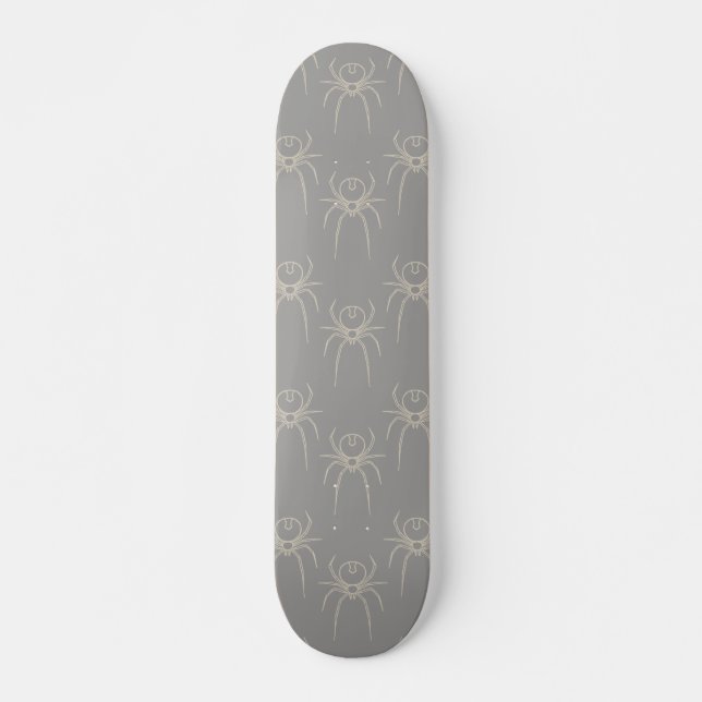 Skateboard Spider - Gris fantasma y blanco óseo (Anverso )