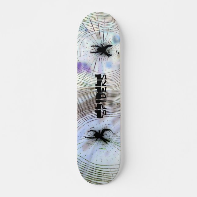 Skateboard Spider Spider Bug Web Webs (Anverso )