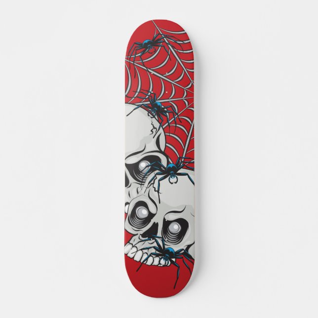 Skateboard Spider Web Skull (Anverso )