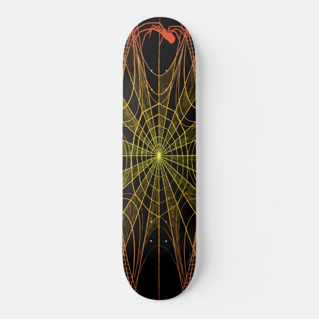 Skateboard Spider y Webs (Anverso)