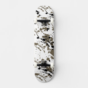 Skateboard Splash and Drin Art