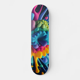 Skateboard Splash de color