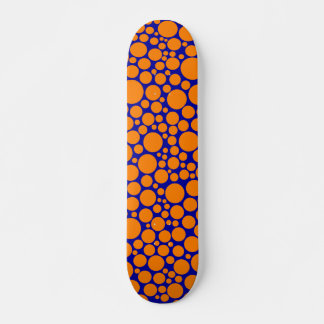 Skateboard Spotty - Naranja en azul oscuro
