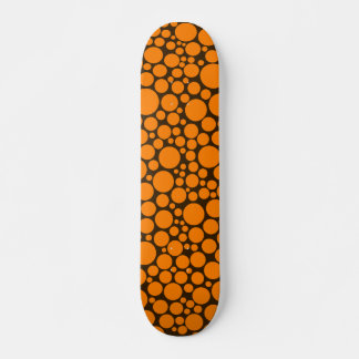 Skateboard Spotty - Naranja en Dark Brown