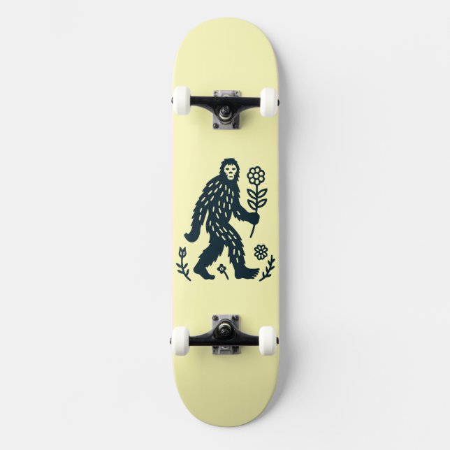 Skateboard Squatch esta carne (Anverso)