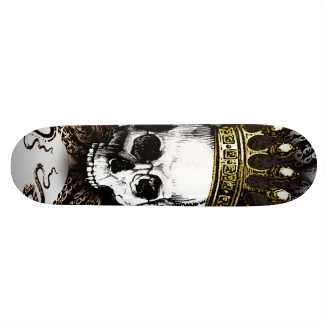 Skateboard Squid Skull King (Horizontal)