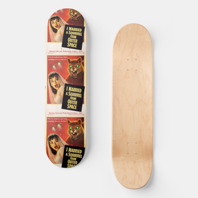 Skateboard Squirrel from Outer Space (Anverso)