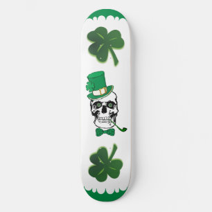Skateboard St. Paddy Skull