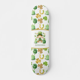 Skateboard St Patricks Lucky One Birday