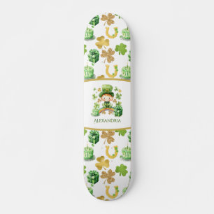 Skateboard St Patricks Lucky One Birday