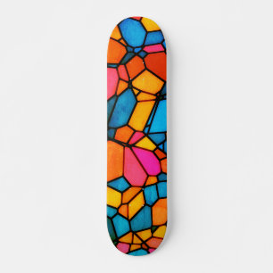 Skateboard Stain Glass