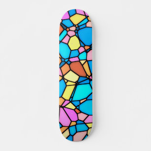 Skateboard Stain Glass Lite