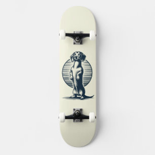 Skateboard Standing Dachshund
