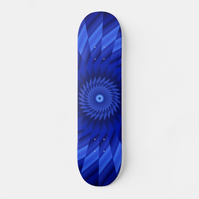 Skateboard Starburst Thin Blue Line (Anverso)