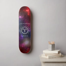 Skateboard Starfield Aries Ram Western Zodiac