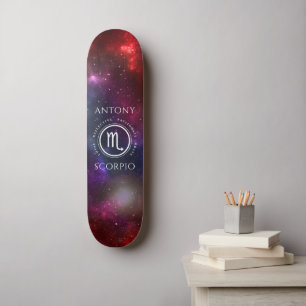 Skateboard Starfield Scorpion Western Zodiac