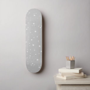 Skateboard Starlight gris plateado