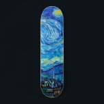 Skateboard Starry Nigh Van Gogh Pintura de arte vibrante<br><div class="desc">Starry Nigh Van Gogh Pintura vibrante de skateboard de arte</div>