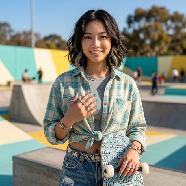 Skateboard Stay Positive (Subido por el creador)