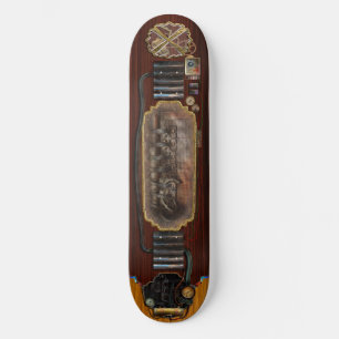 Skateboard Steampunk - Motorizado