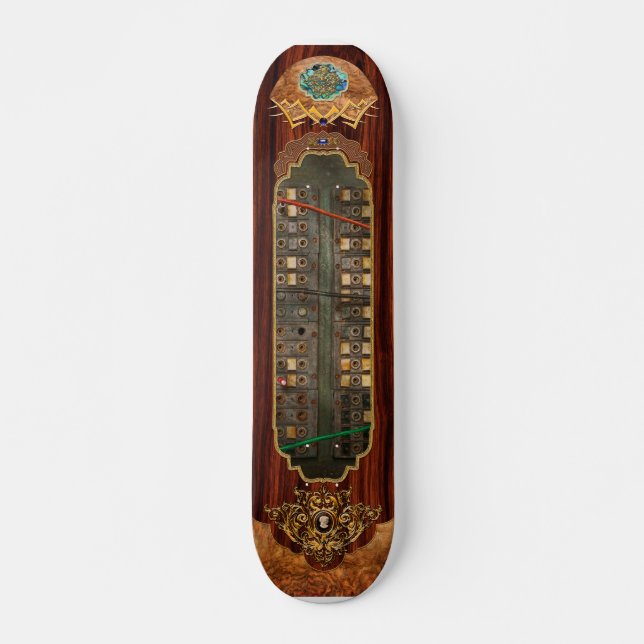 Skateboard Steampunk - Teléfonos - El antiguo conmutador (Anverso )
