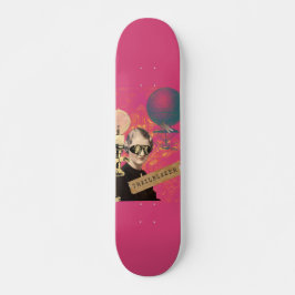 Skateboard Steampunk Woman Trailblazer Pop Art